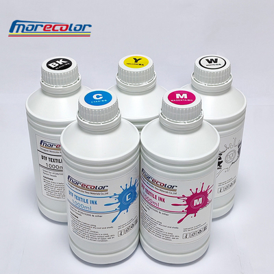 생생한 색깔을 인쇄하는 t-셔츠를 위한 산업 DTF 백색 잉크 1000ml