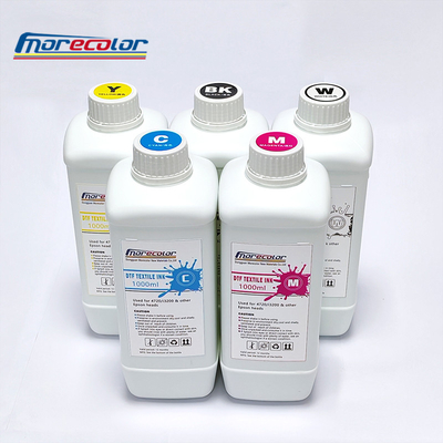 잉크젯 프린터 CYMKW 색깔 MSDS 증명서를 위한 1000ml 백색 잉크