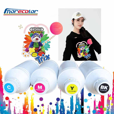 CMYK DTF 직물 안료 잉크, 직물을 위한 1L 안료 인쇄 잉크