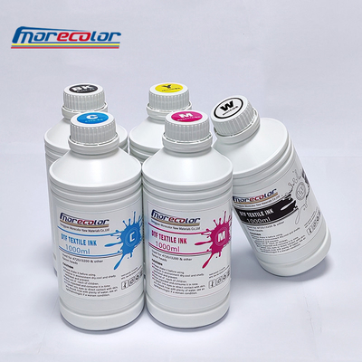 디지털 인쇄를 위한 Morecolor DTF 백색 잉크 물 근거한 1000ML